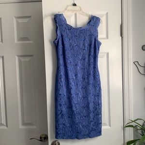Periwinkle lace sequined short dress size 6 great condition
